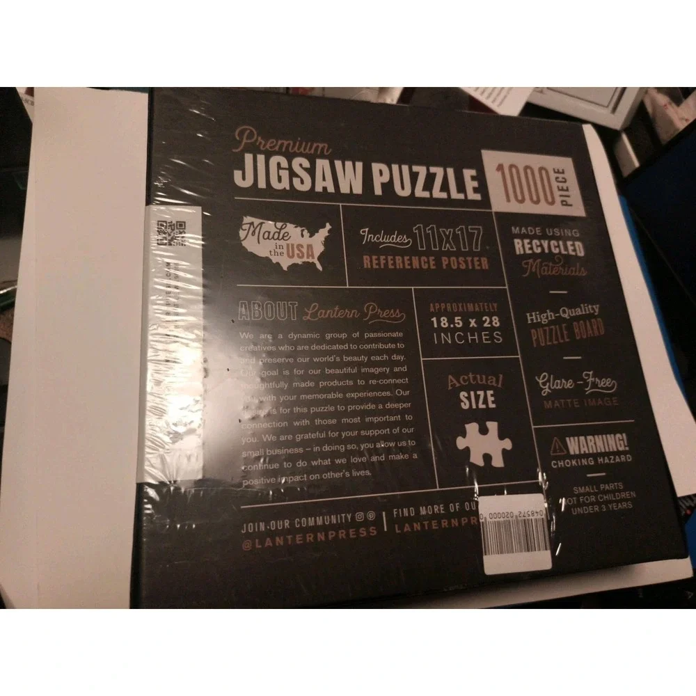 Lantern Press 1000 Piece Jigsaw Puzzle Indiana Dunes National Park Sealed